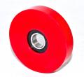 TW-250R-01 Nip Wheel - Red Polyurethane - 2.50" OD