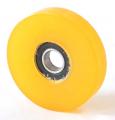 TW-250Y-03 Nip Wheel - Yellow Polyurethane - 2.50" OD