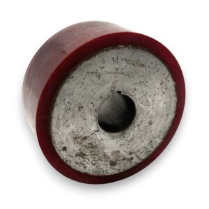 Recovered Infeed Nip Wheel - Red Urethane - 1.50" Wide