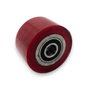Recovered Rotary Cutter Infeed Nip Wheel - Red Urethane - 1.75" Wide